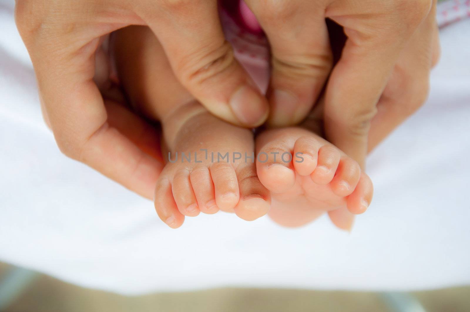 baby foot of new born
