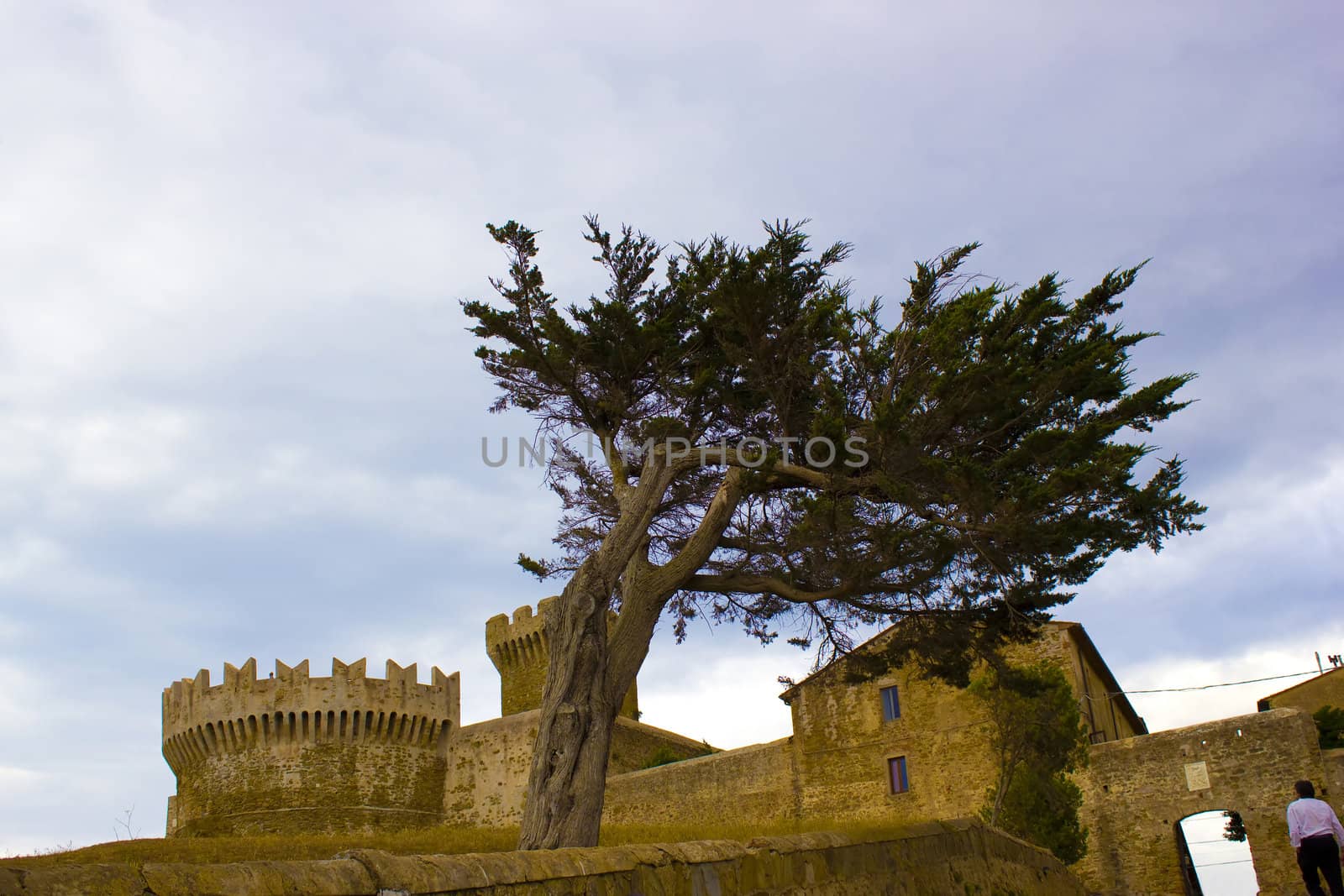 fortress of Populonia, Tuscany, Italy 