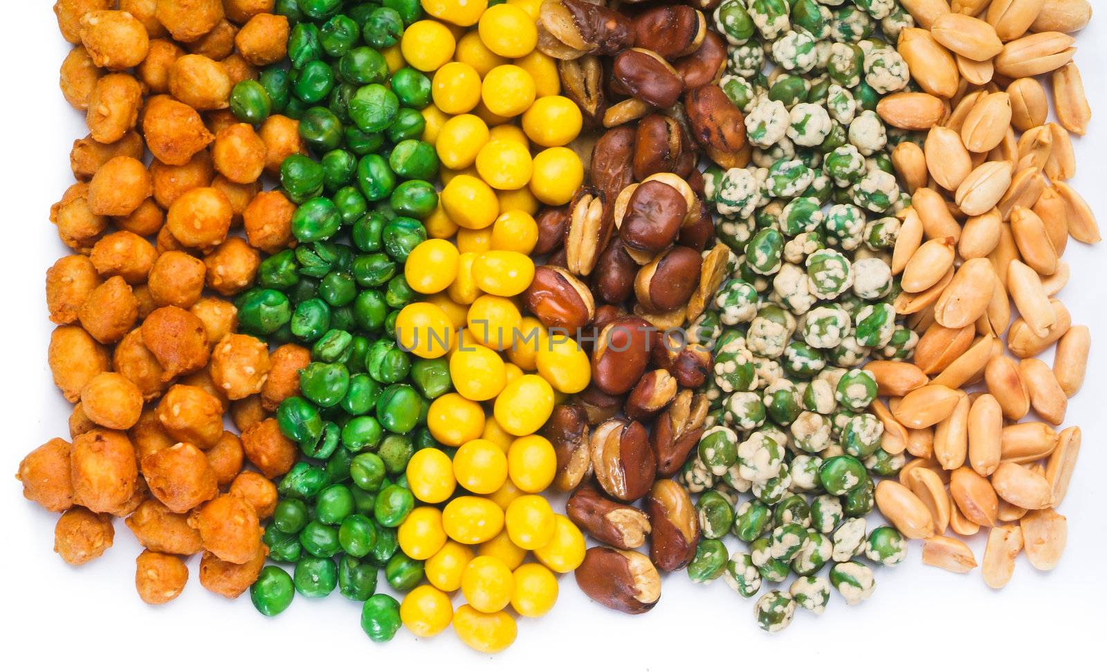 Nuts Mixed on white background