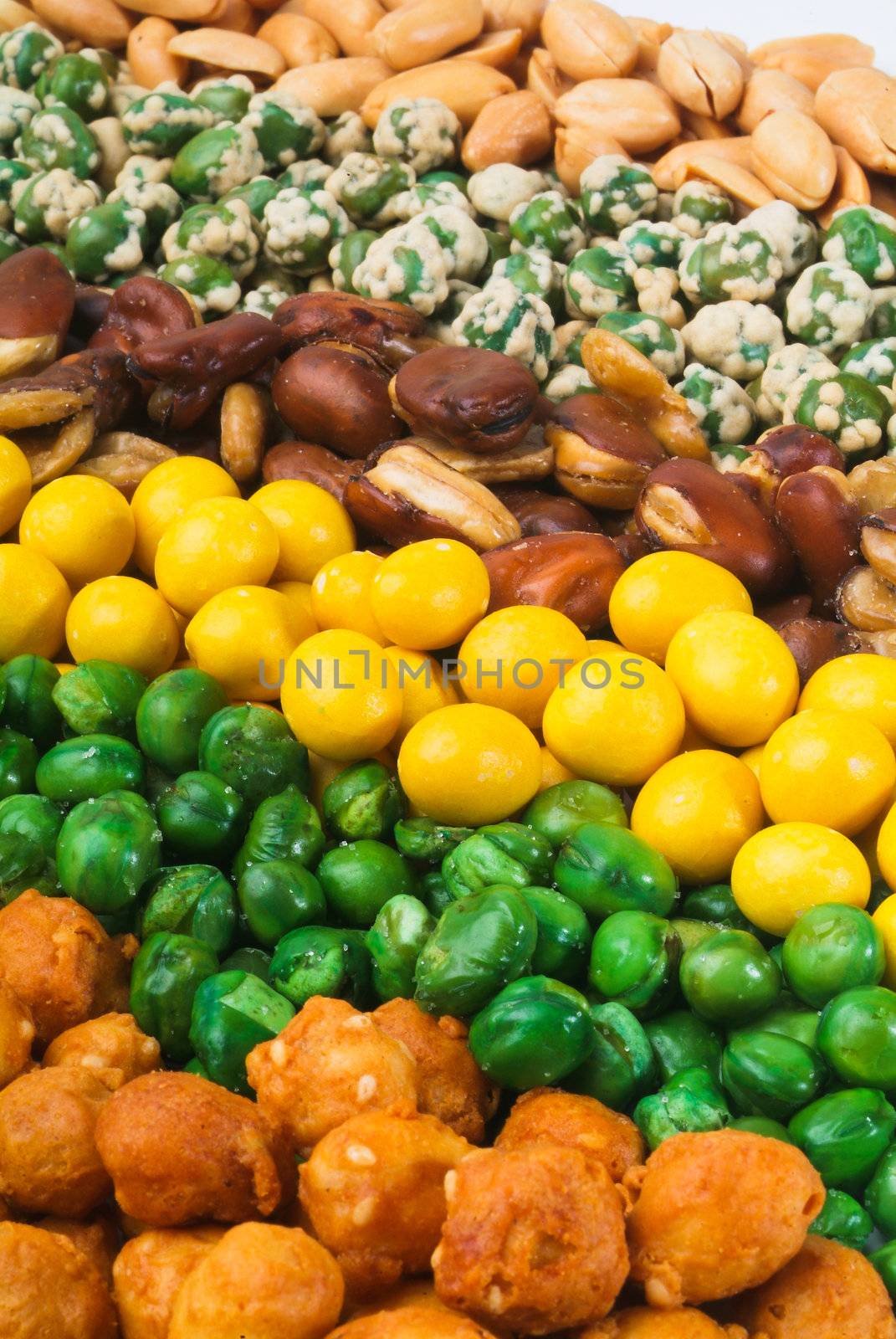 Nuts Mixed on white background