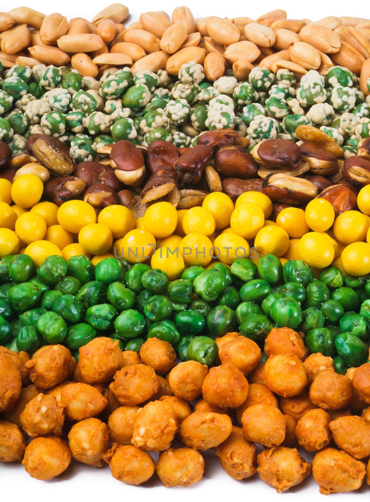 Nuts Mixed on white background