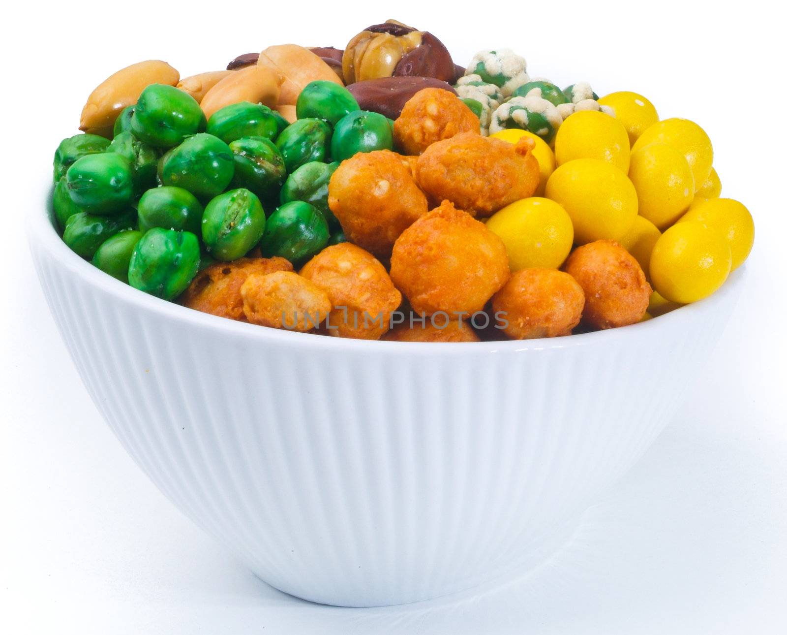 Nuts Mixed on white background