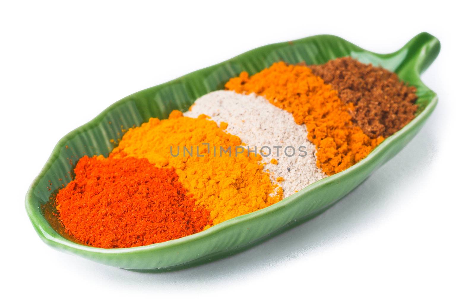 chilli powder. Spice Mix on the background