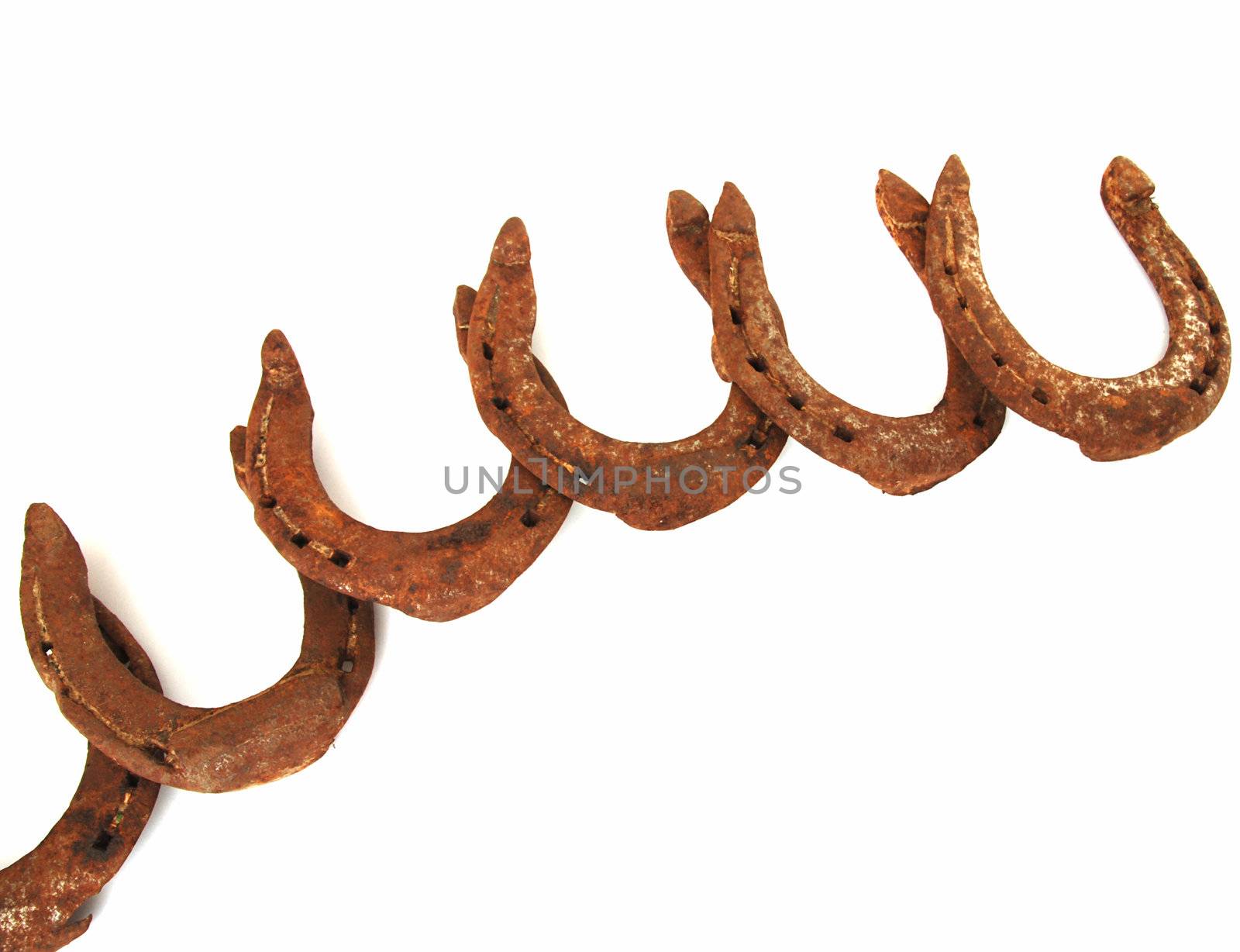 Rusty horseshoes by drakodav