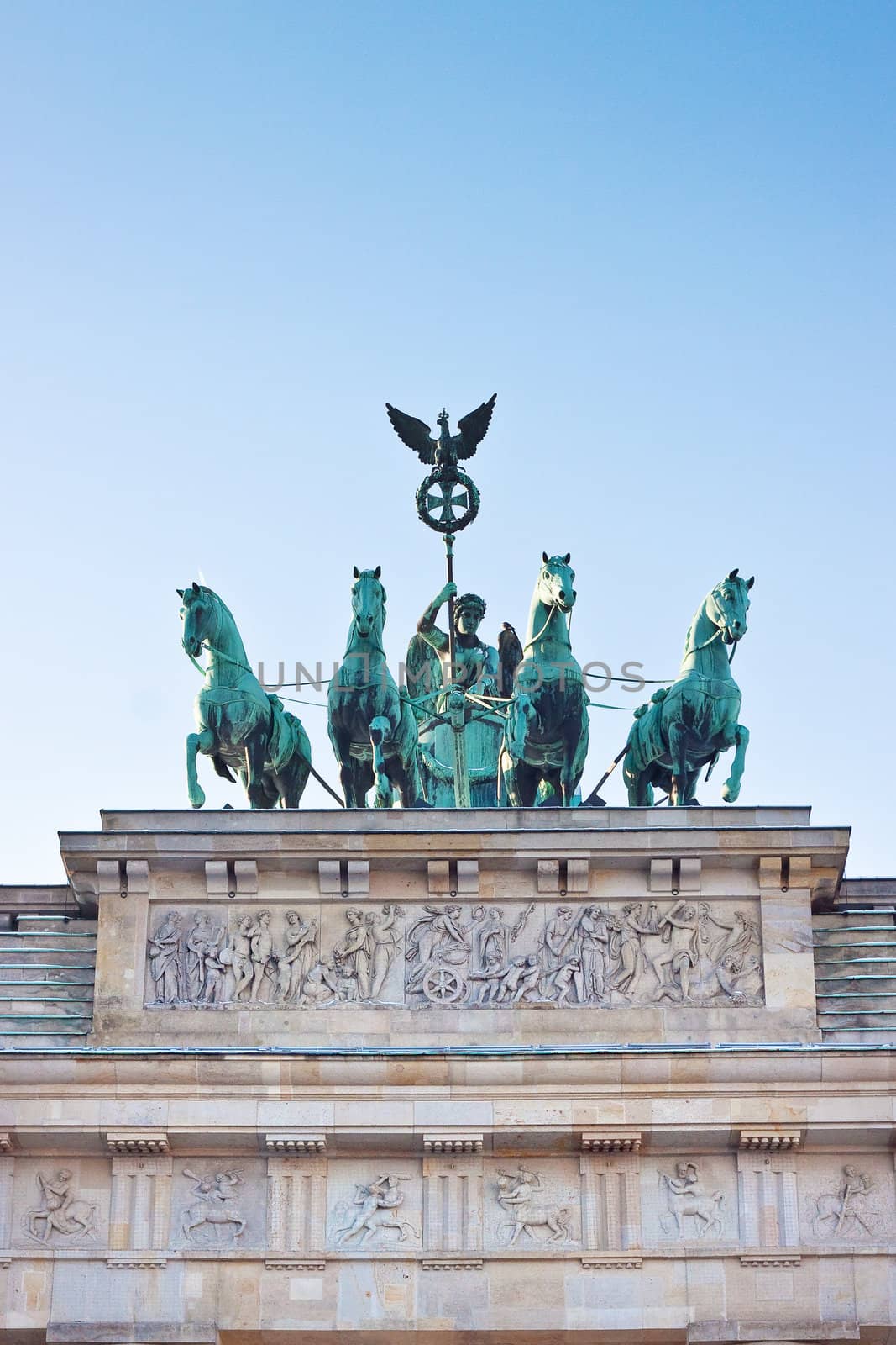 Brandenburg gate in Berlin. by bloodua