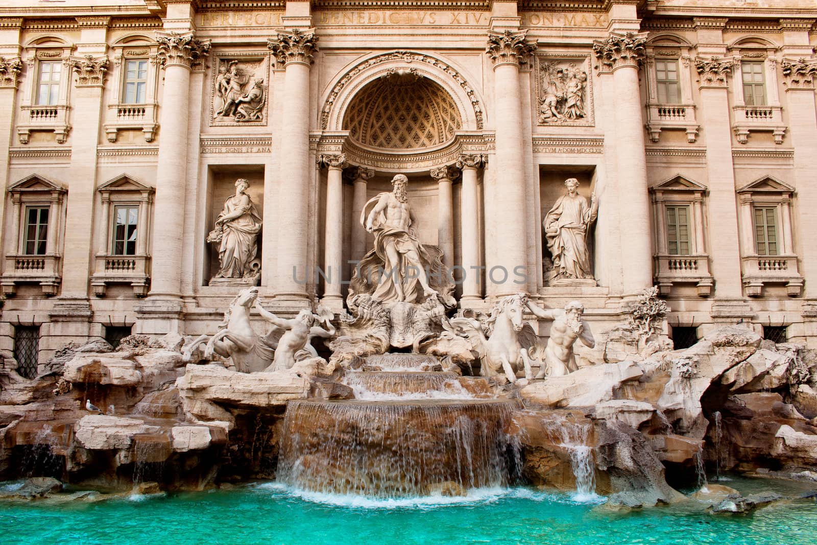 Trevi Fountain - famous landmark in Rome by bloodua