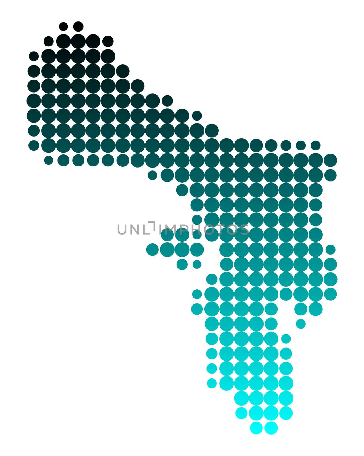 Map of Bonaire