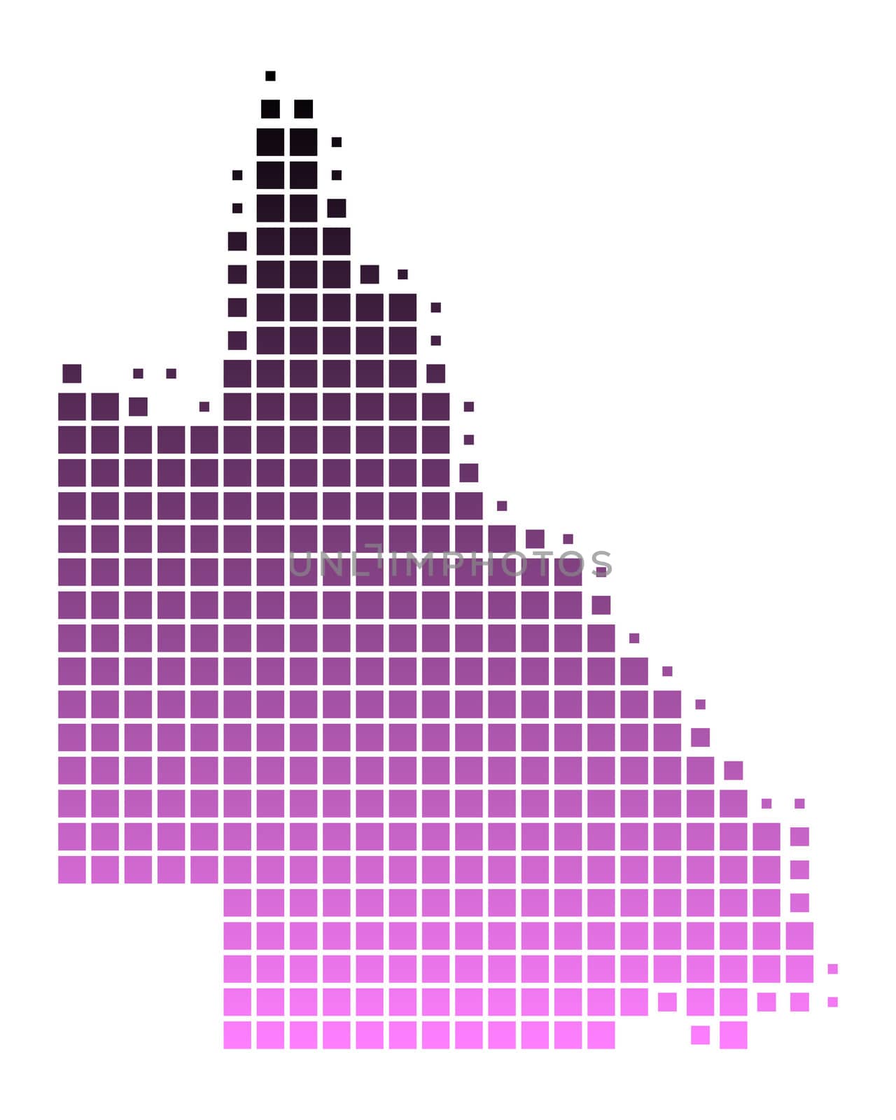 Map of Queensland by rbiedermann