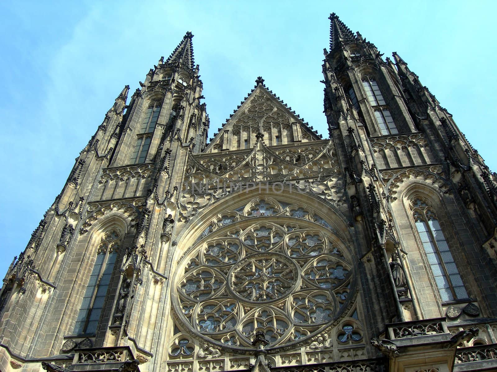           Famous gothic cathedral in Czech Republic in Prague