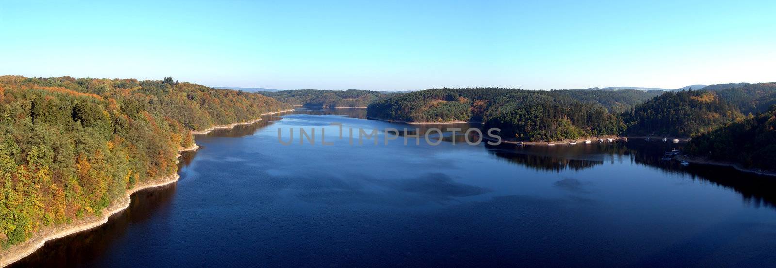 view from the highest dam in the czech republic