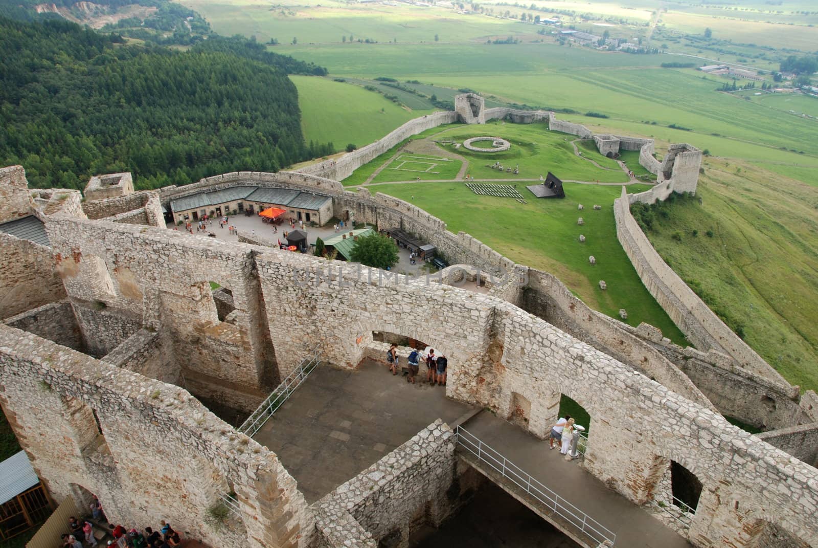 Ancient Slovak castle Spissky hrad 