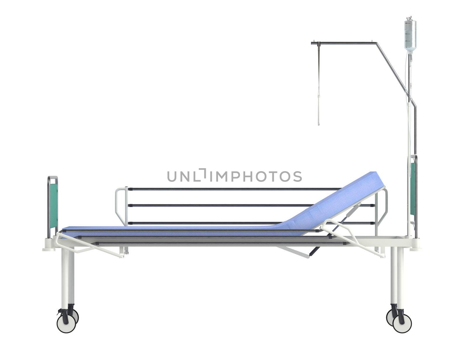 Mobile hospital bed by AlexanderMorozov