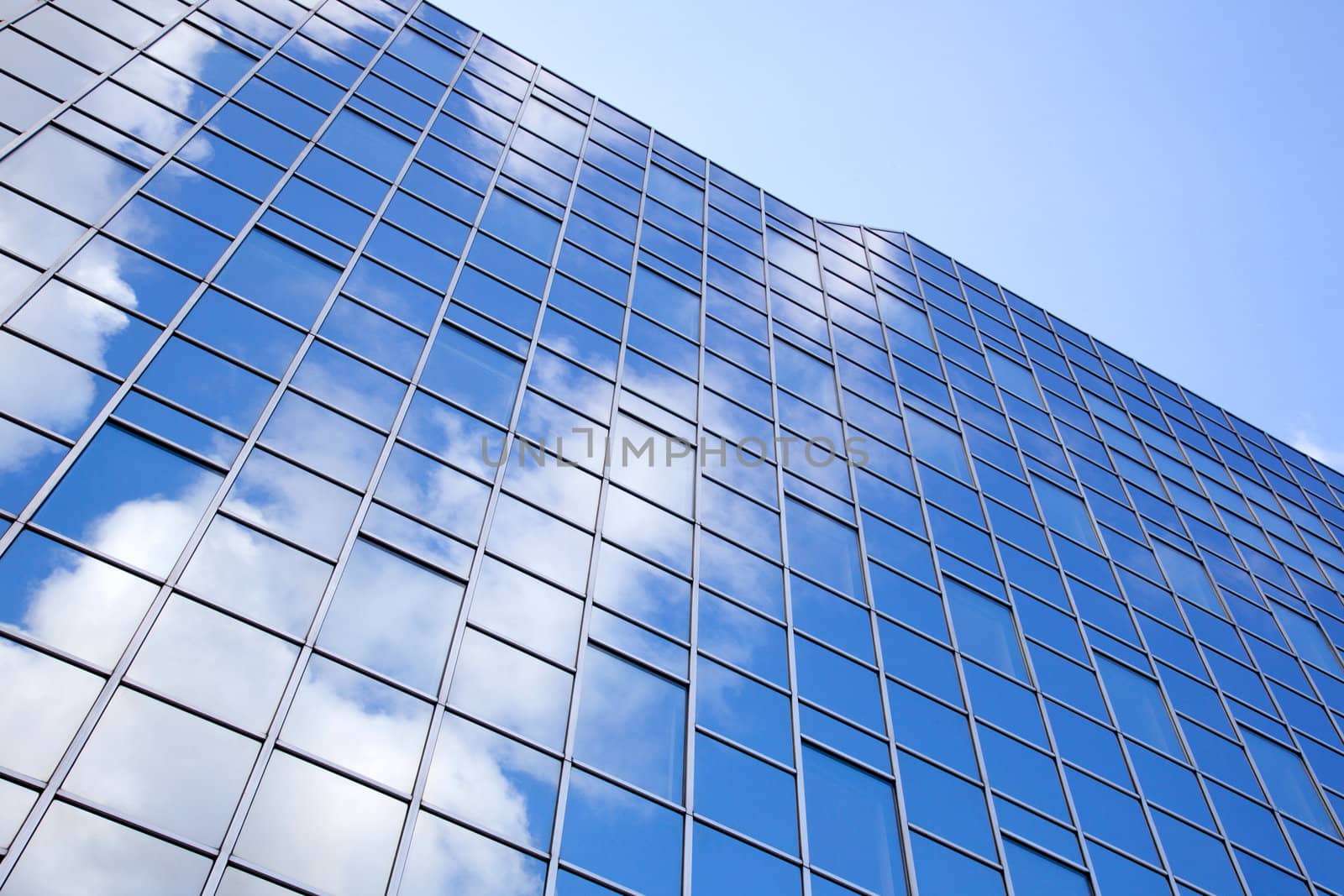 modern facade of glass and steel by ahavelaar