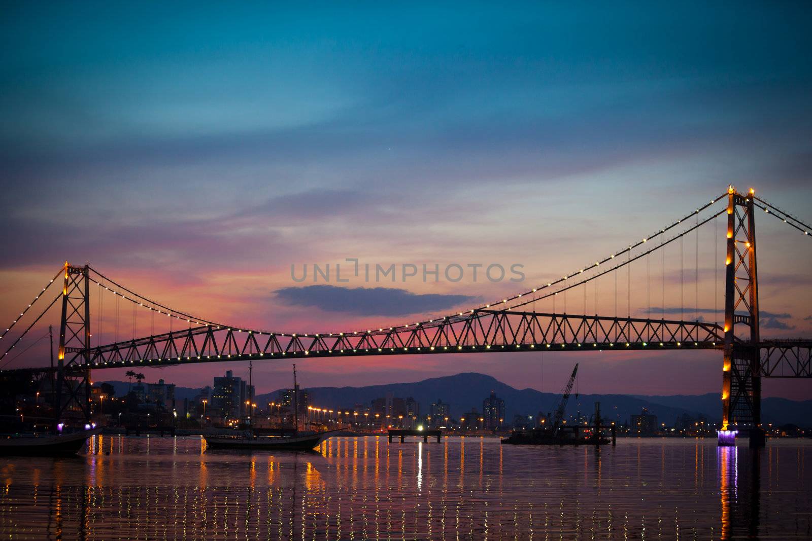Bridge at Sunset by Daniel_Wiedemann