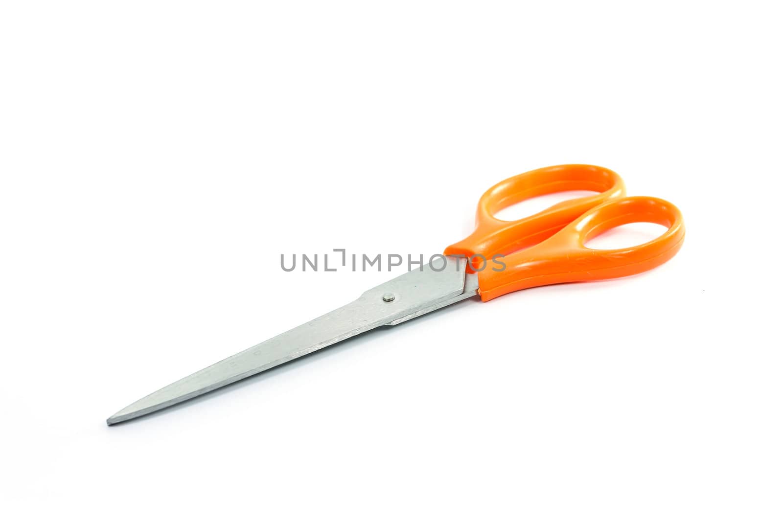 scissors on white background by moggara12