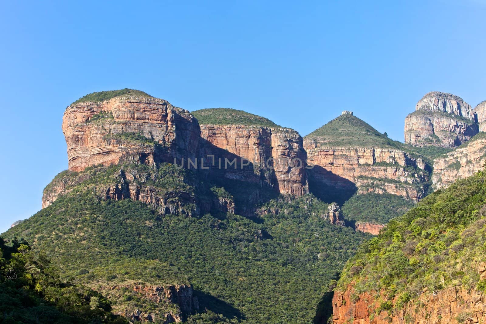 Blyde River Canyon and the three rondovels in Mpummalanga, South Africa