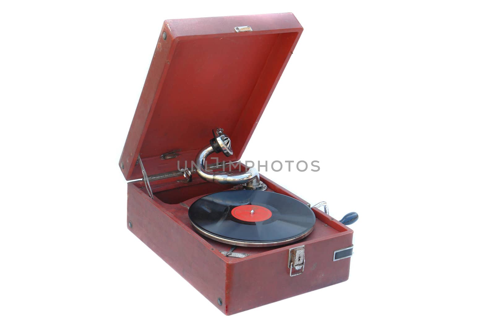  retro gramophone old style isolated...