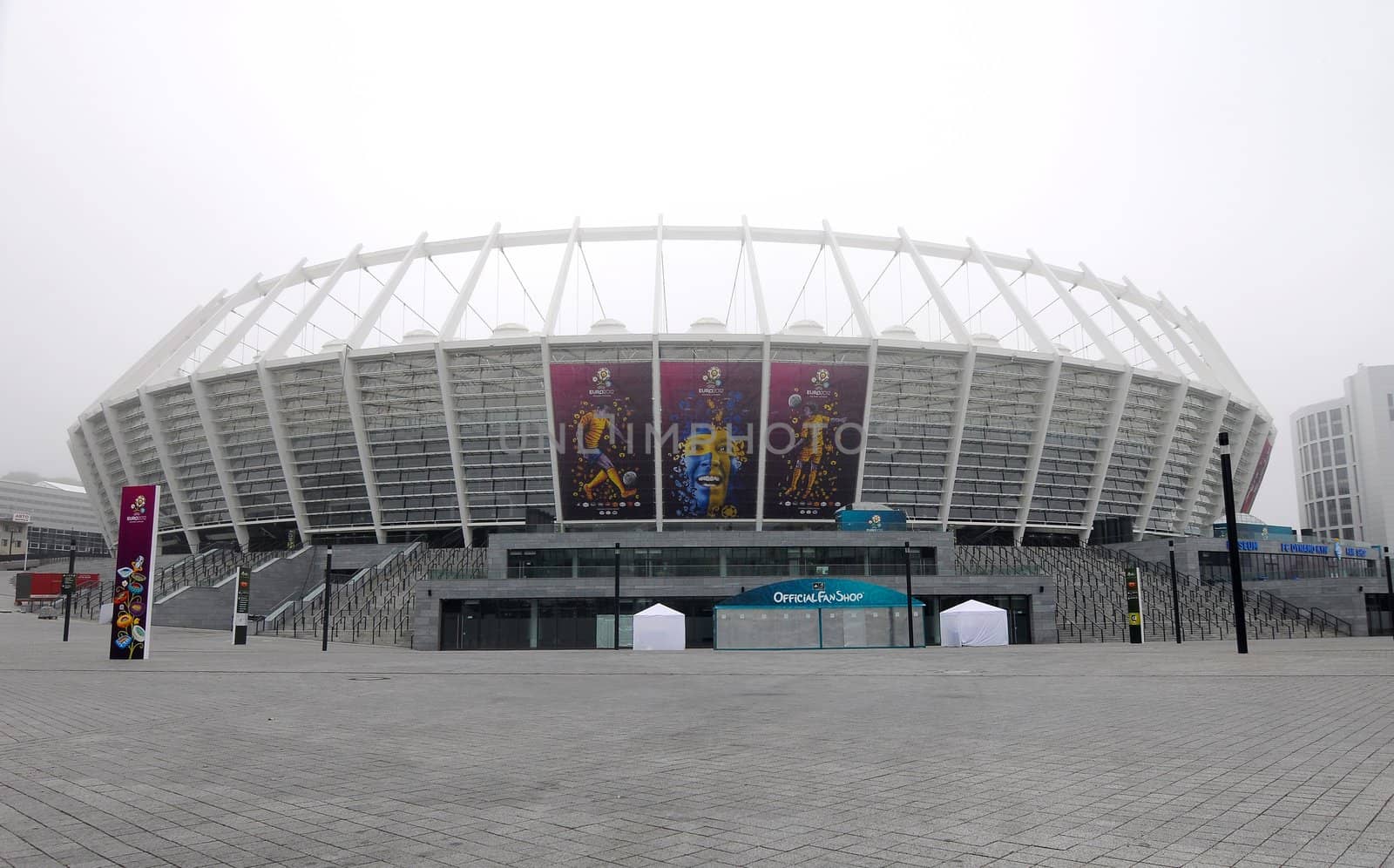 The Olympic stadium in Kiev where will take place a cup-final of Europe 2012