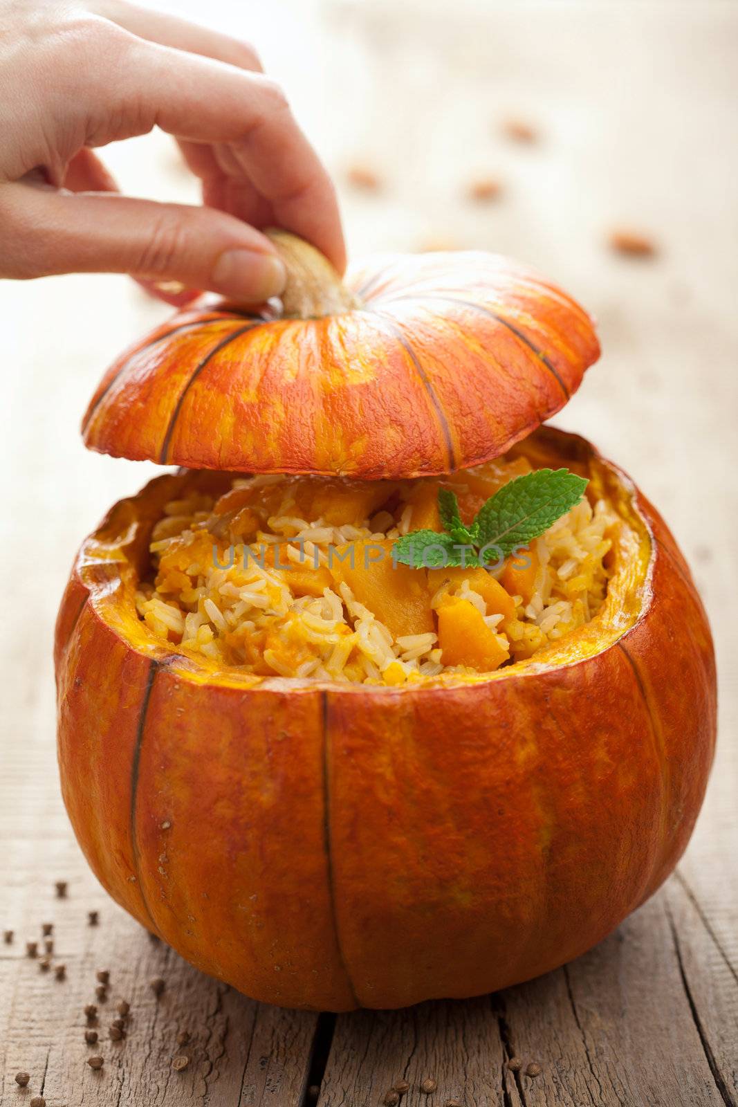 pumpkin risotto 