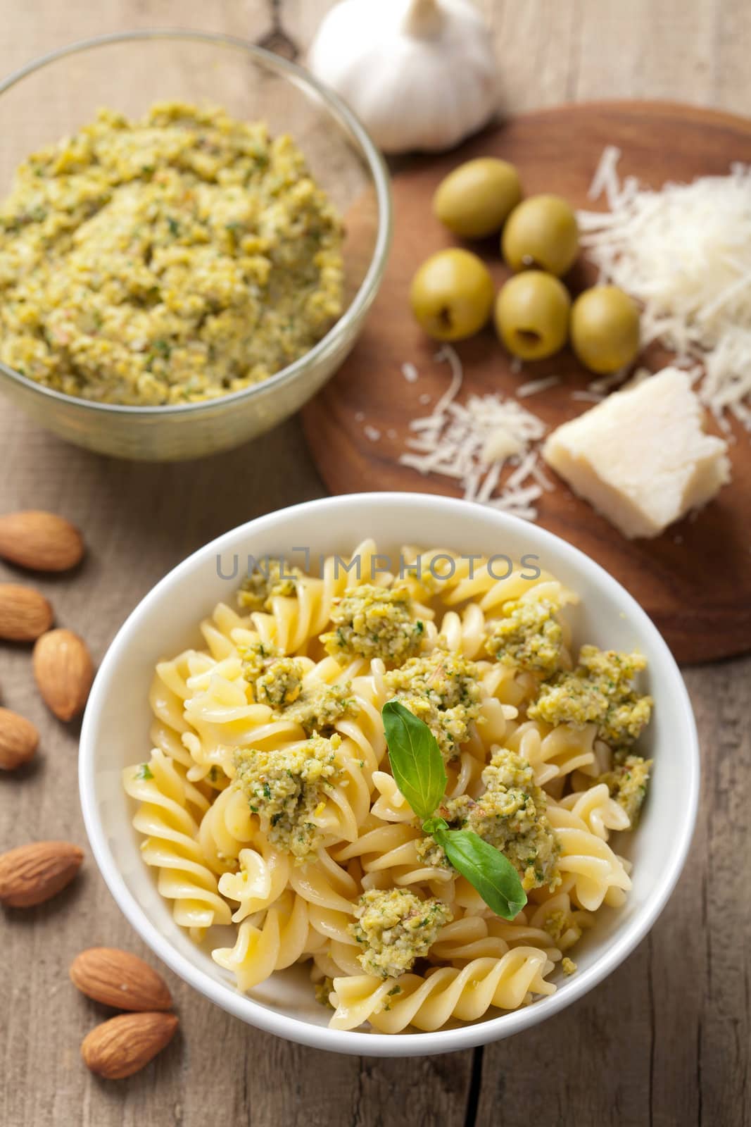 pasta with olive tapenade