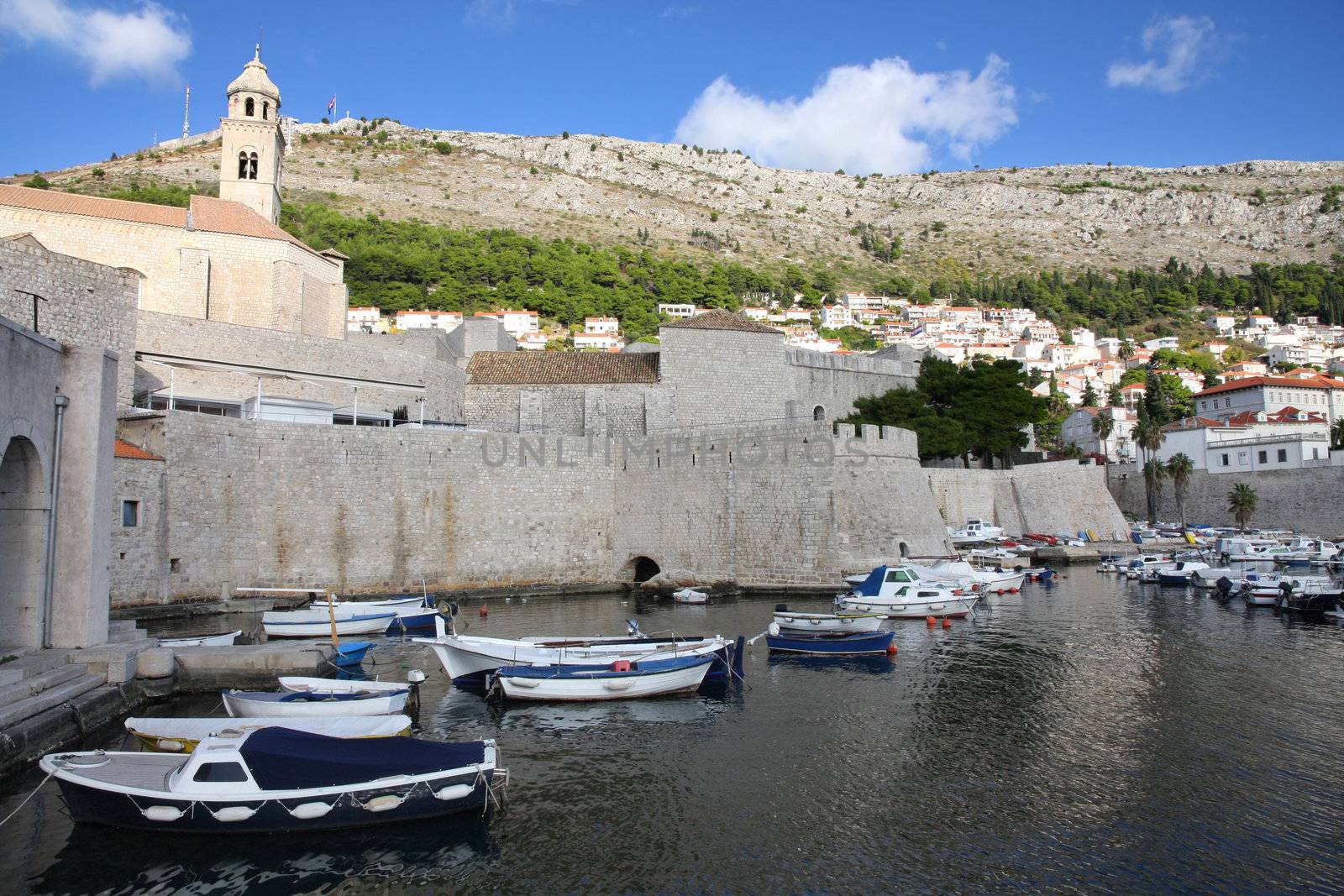A panoramic view of city Dubrovnik, Croatia