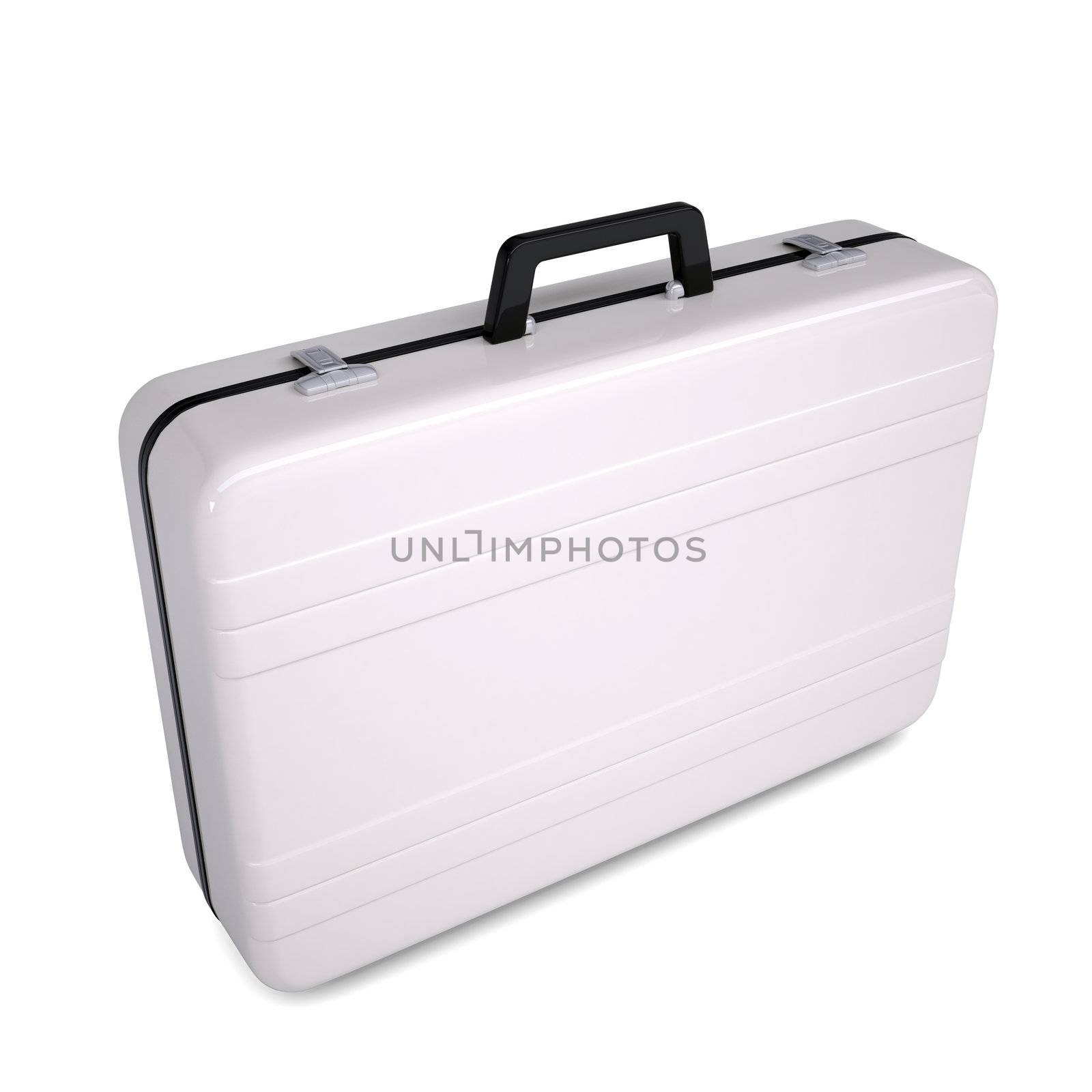 Beige bag. Isolated render on a white background