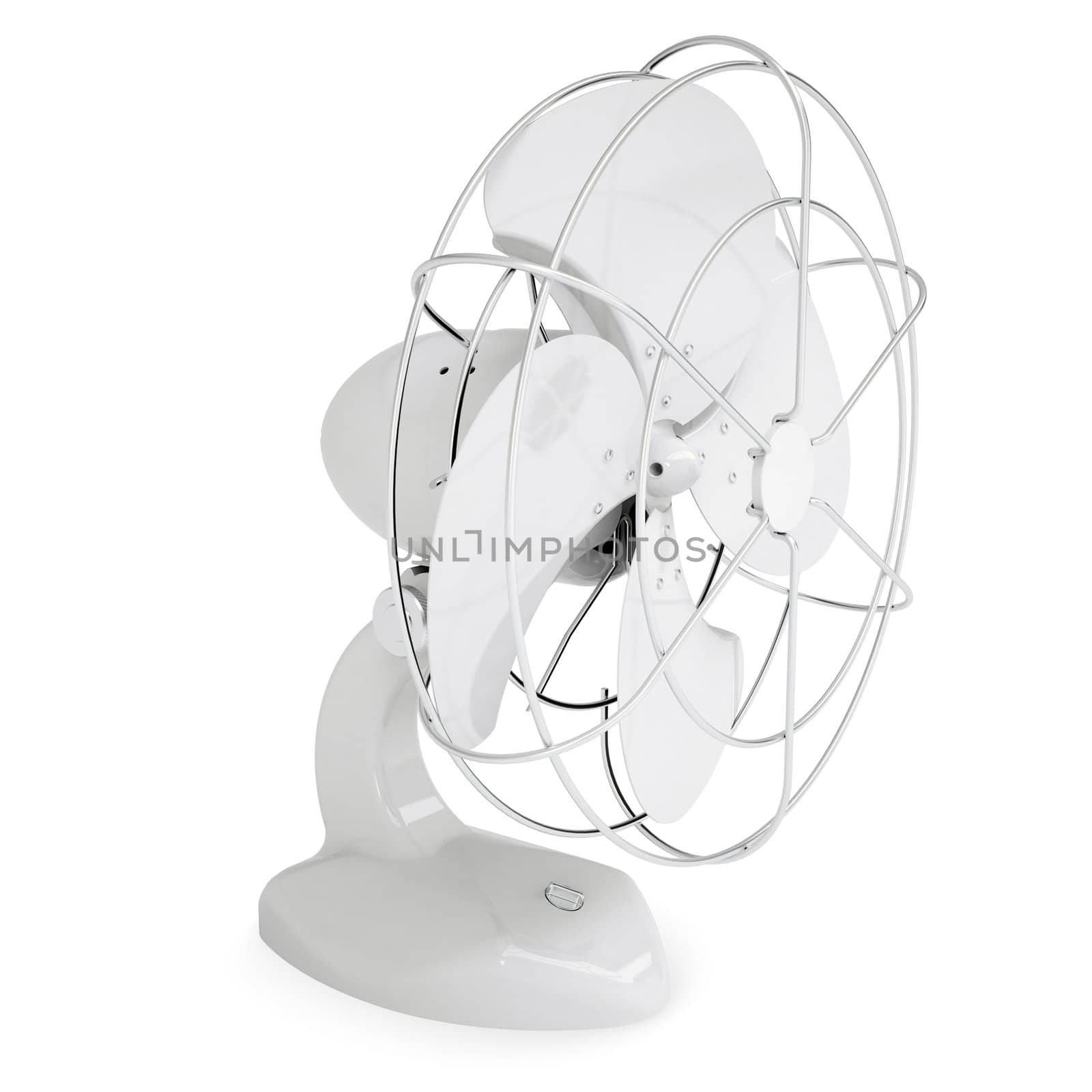 White desk fan by cherezoff