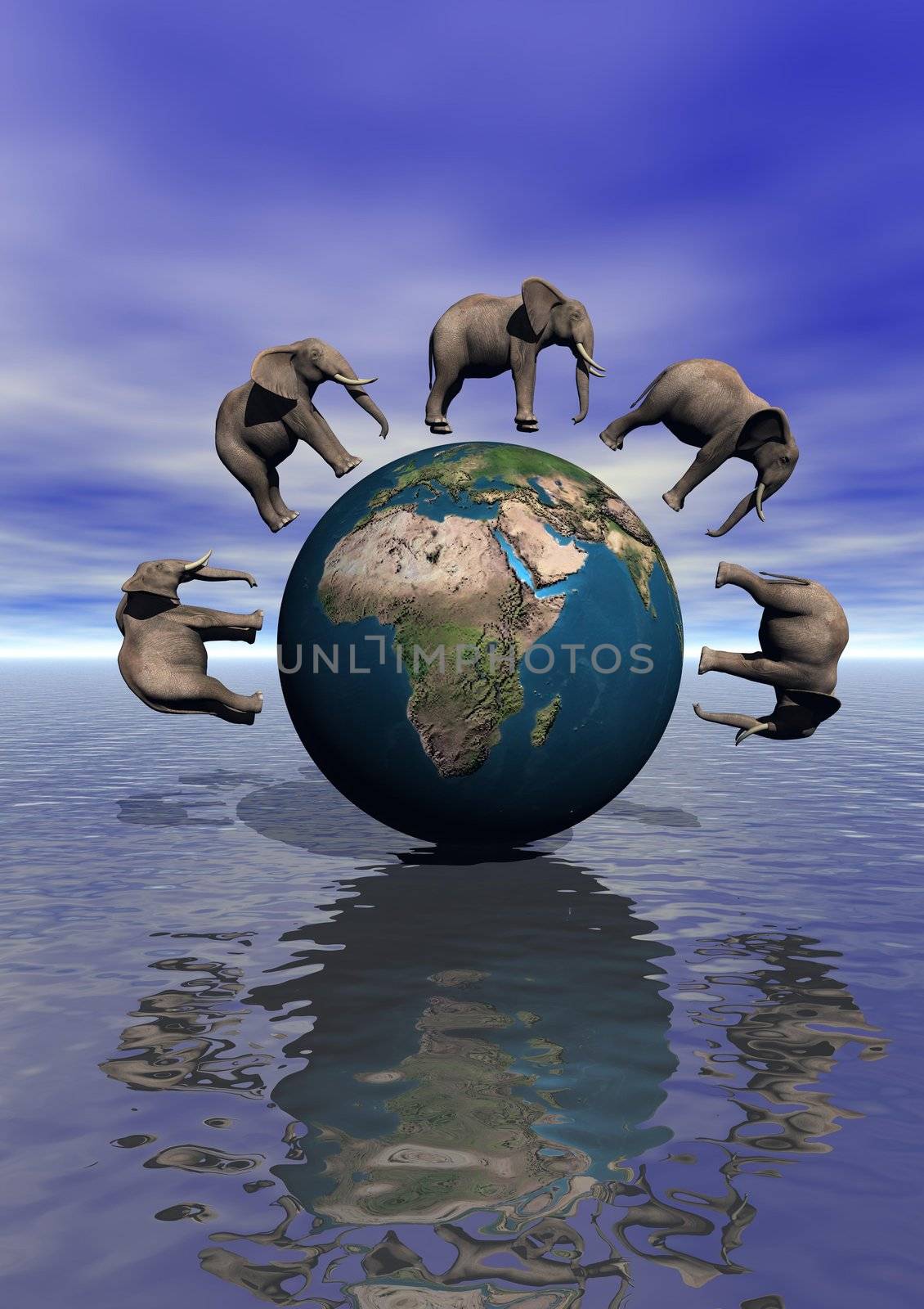 elephants and world