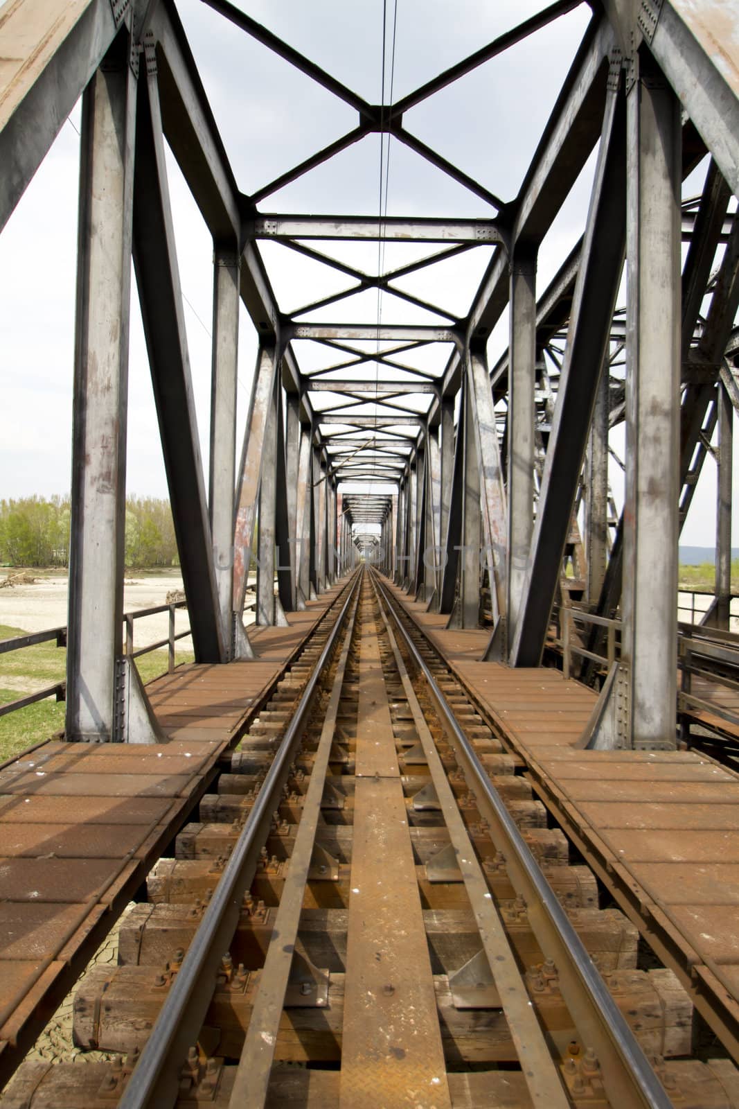 Railway bridge in Eastern Europe