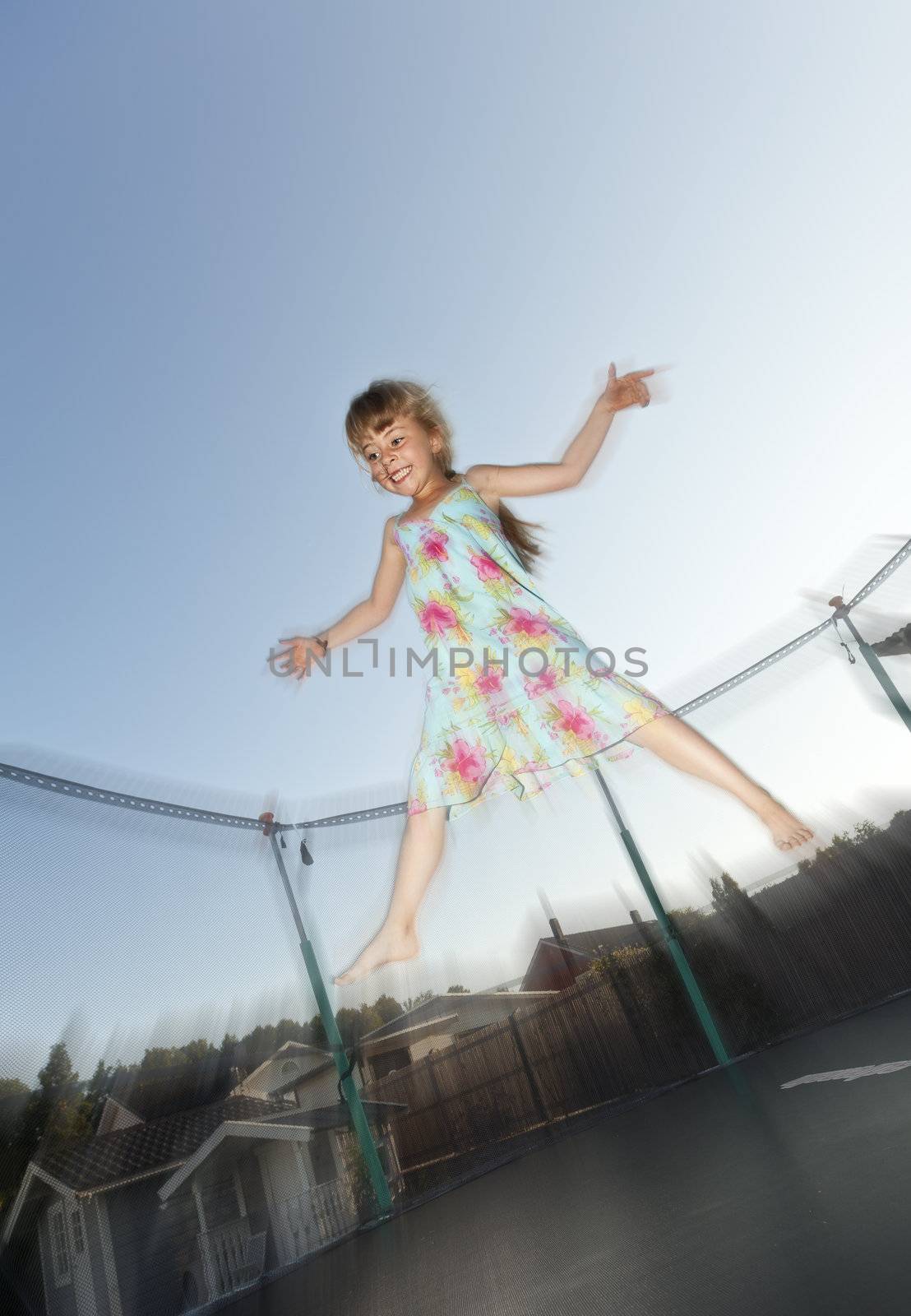 Young Girl Jump by gemenacom