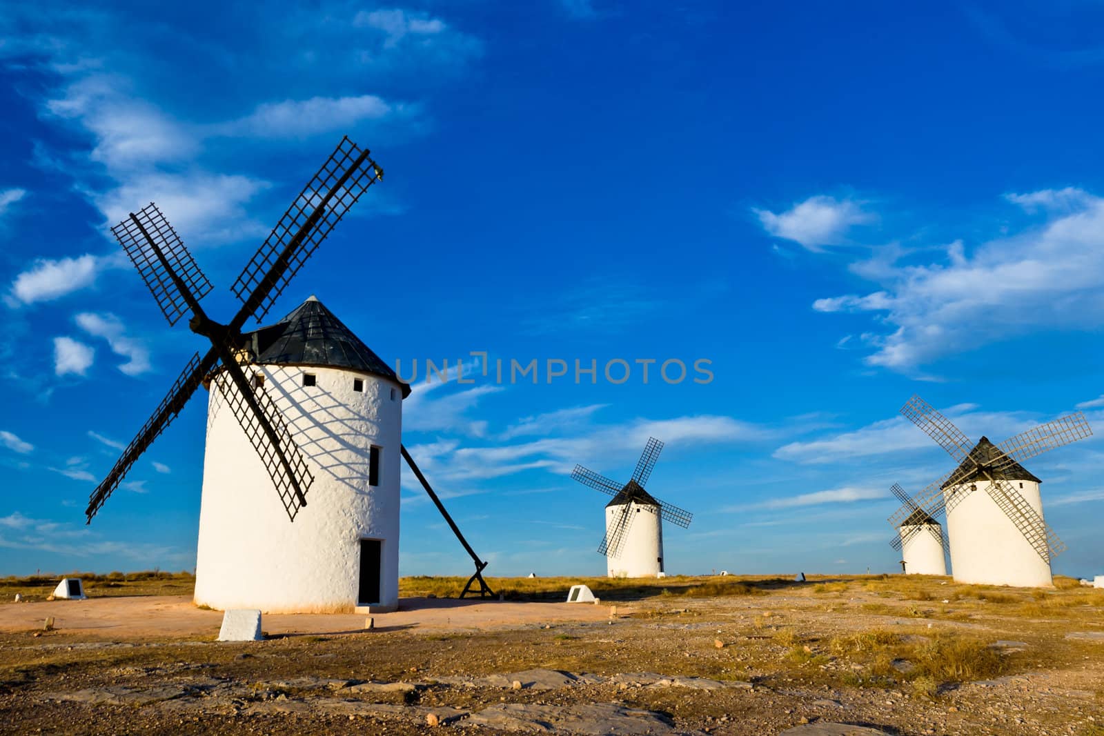 Typical windmills of  Region of Castilla la Mancha