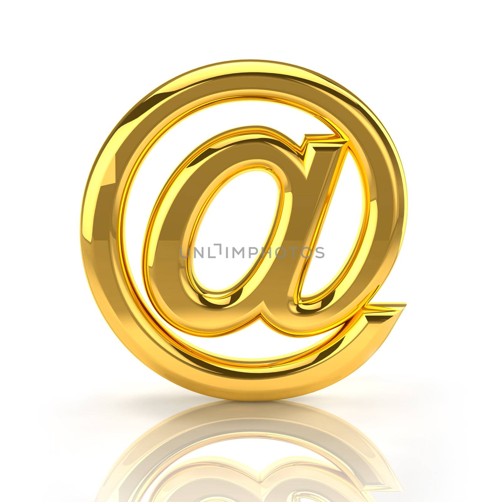 Golden email sign by Antartis