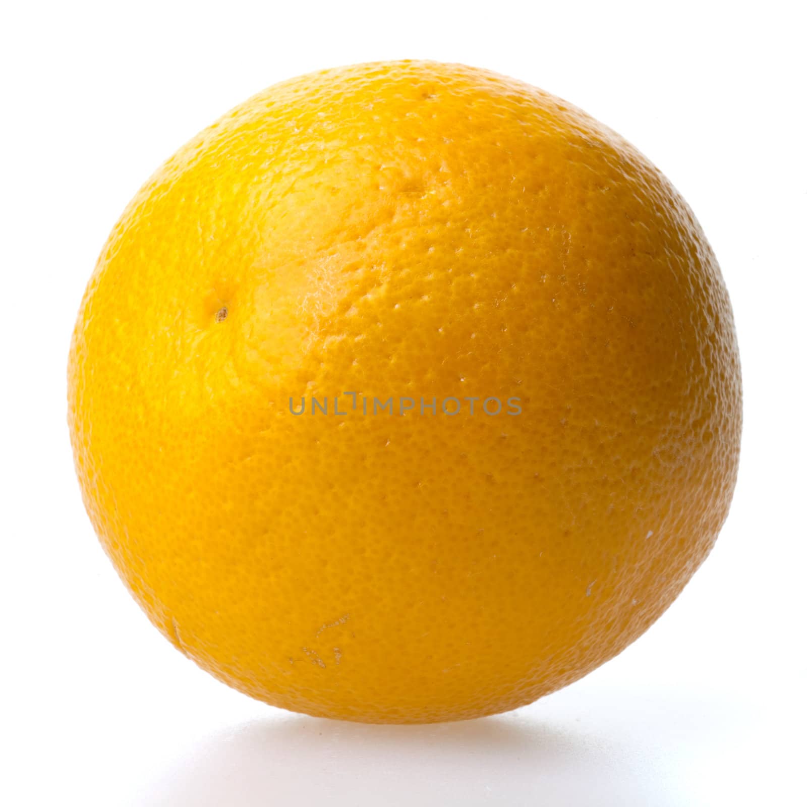 Ripe oranges closeup on white background