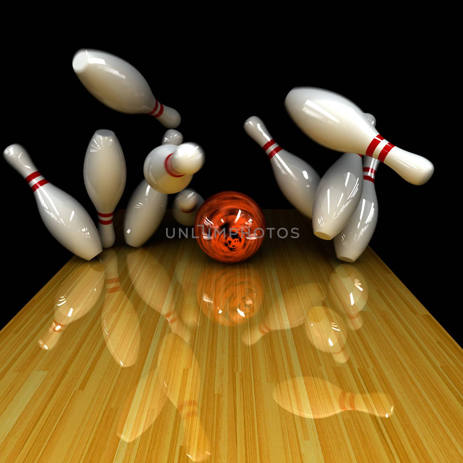 Orange ball does strike! by Antartis