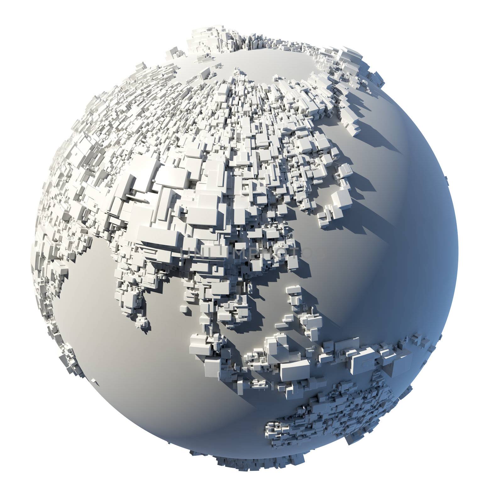 Cubic structure of the planet Earth by Antartis