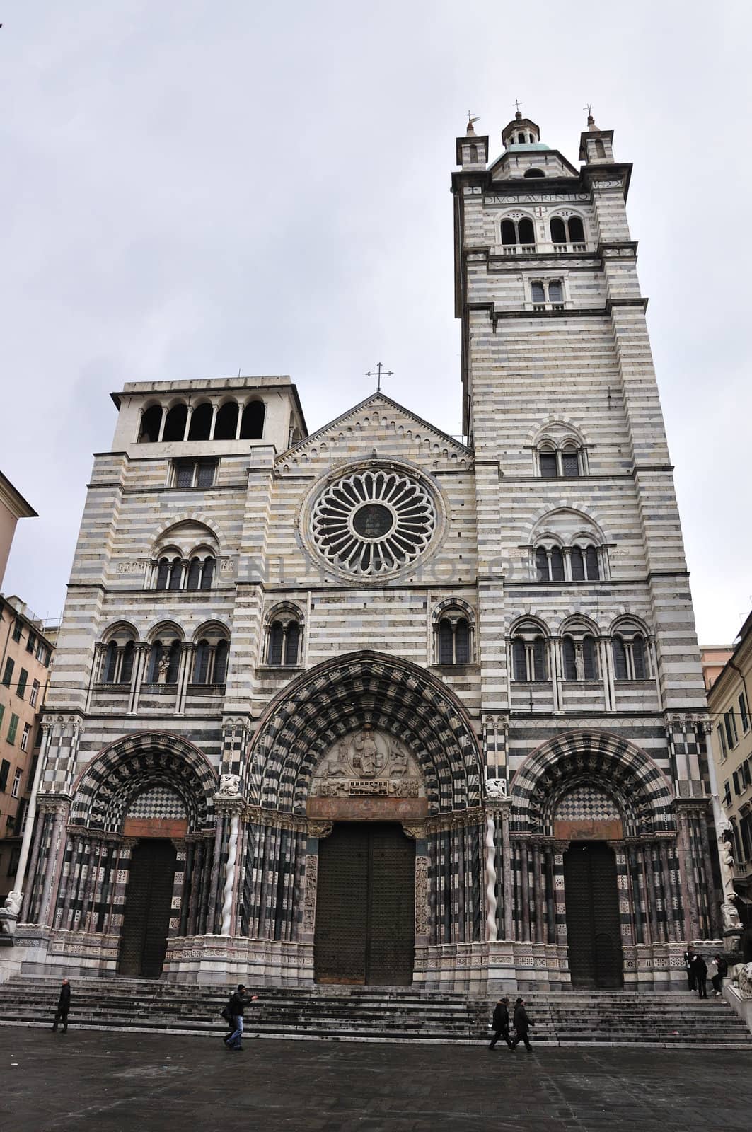 San Lorenzo cathedral in Genoa, Italy.