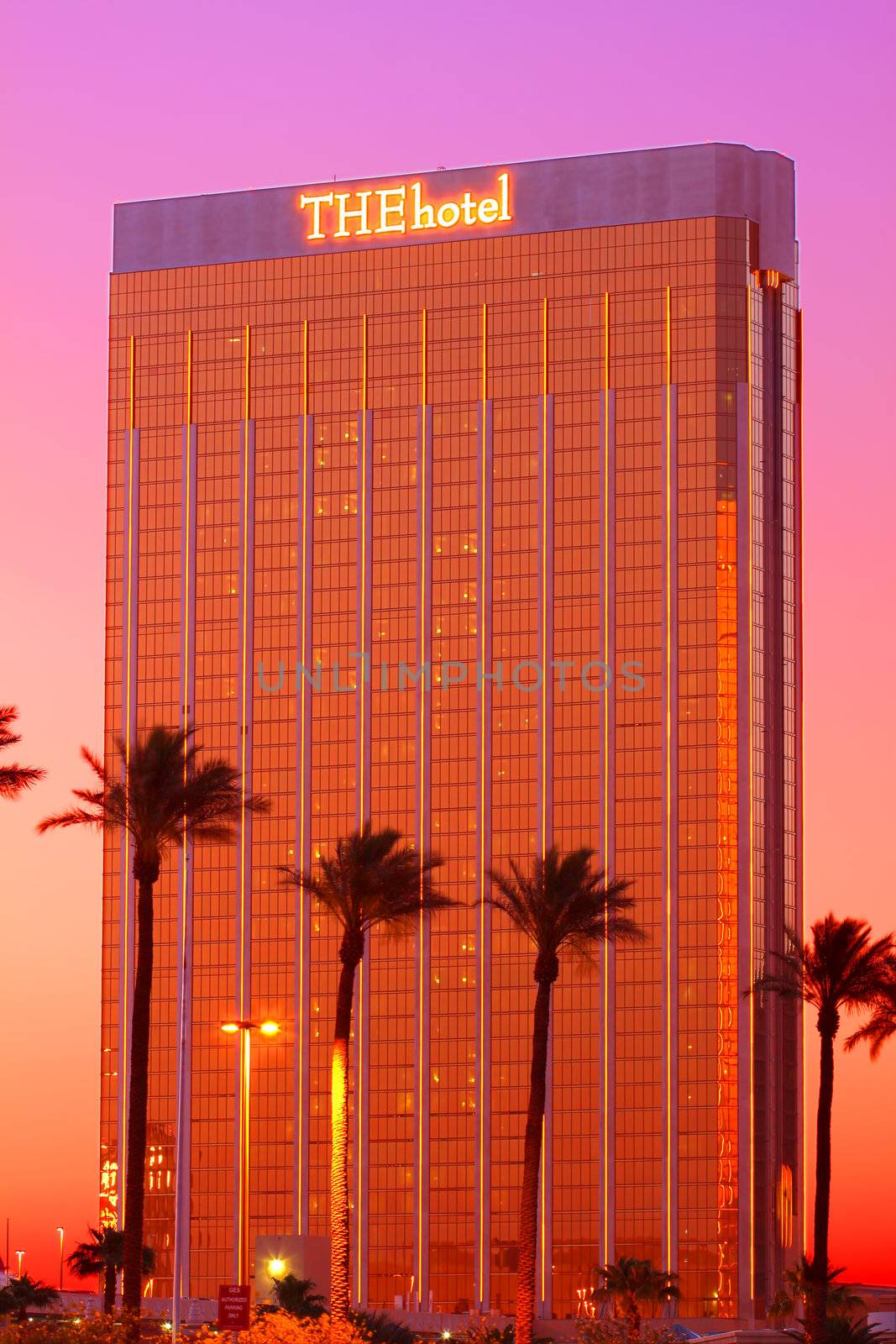 Las Vegas, USA - May 23, 2012: THEhotel at Mandalay Bay in Las Vegas, Nevada.  THEhotel was opened in 2003 and is 43 stories high.