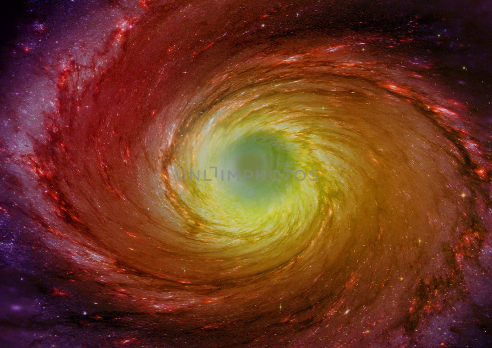 Far away spiral galaxy by richter1910