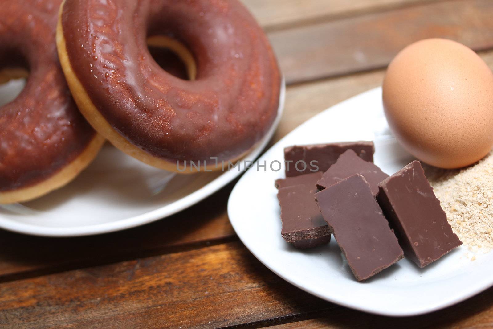 making donuts