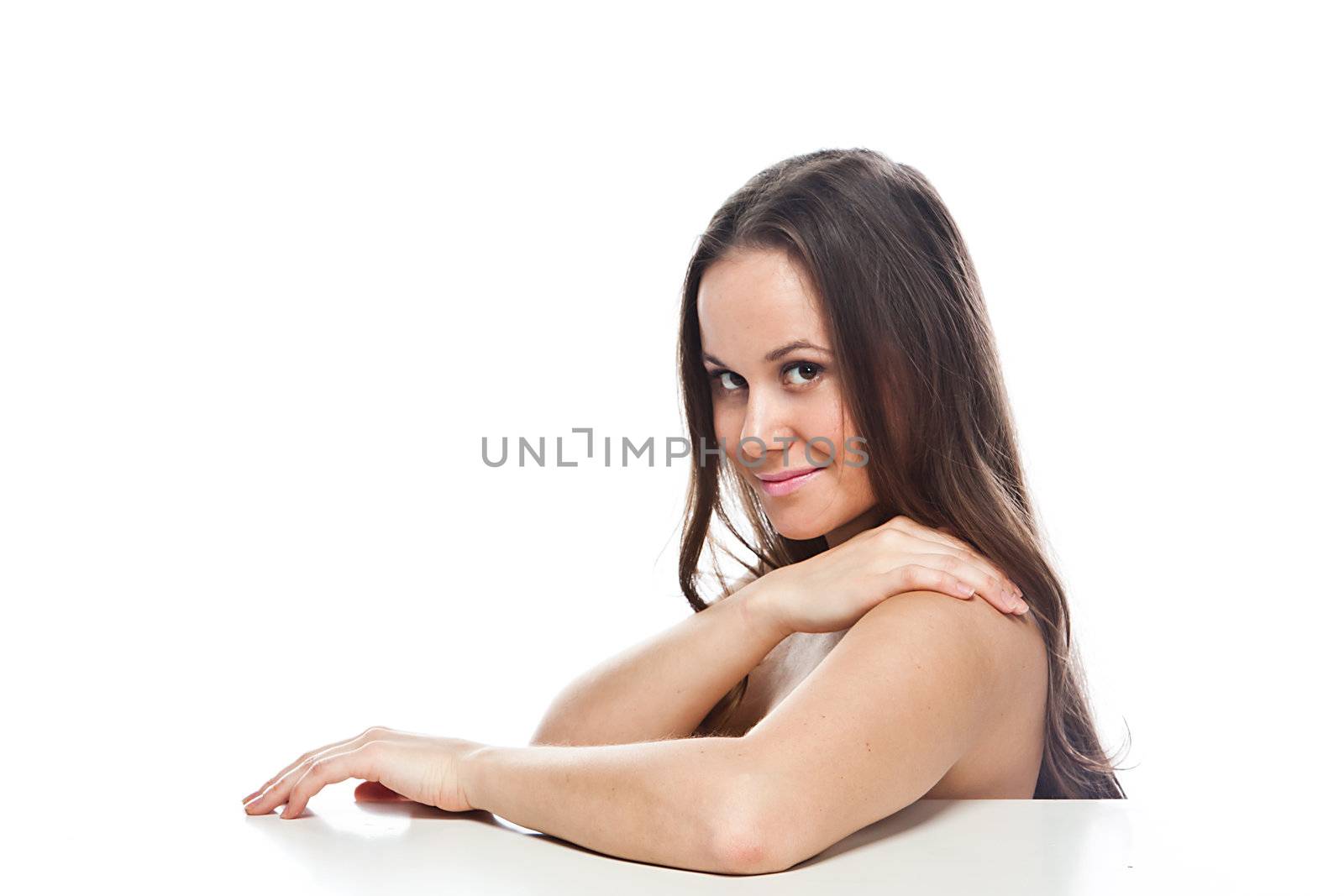 Image of a young and beautiful woman