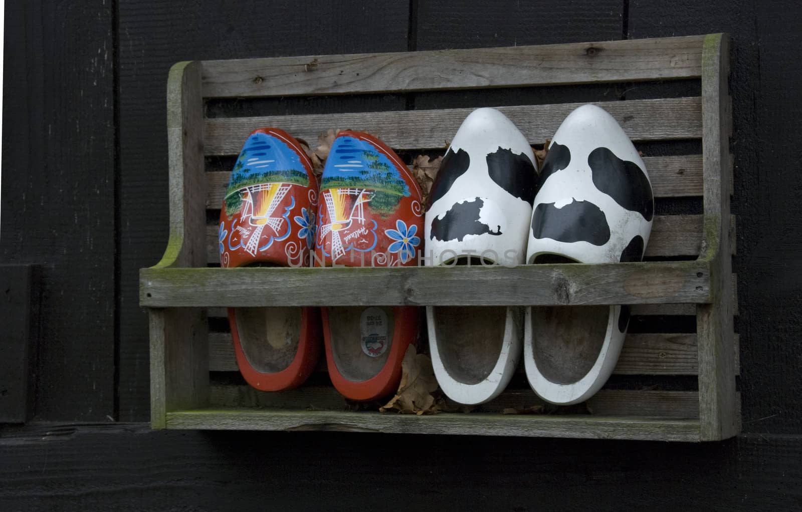 old dutch wooden shoes