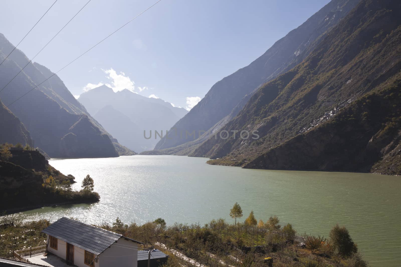 a famous highland lake in china