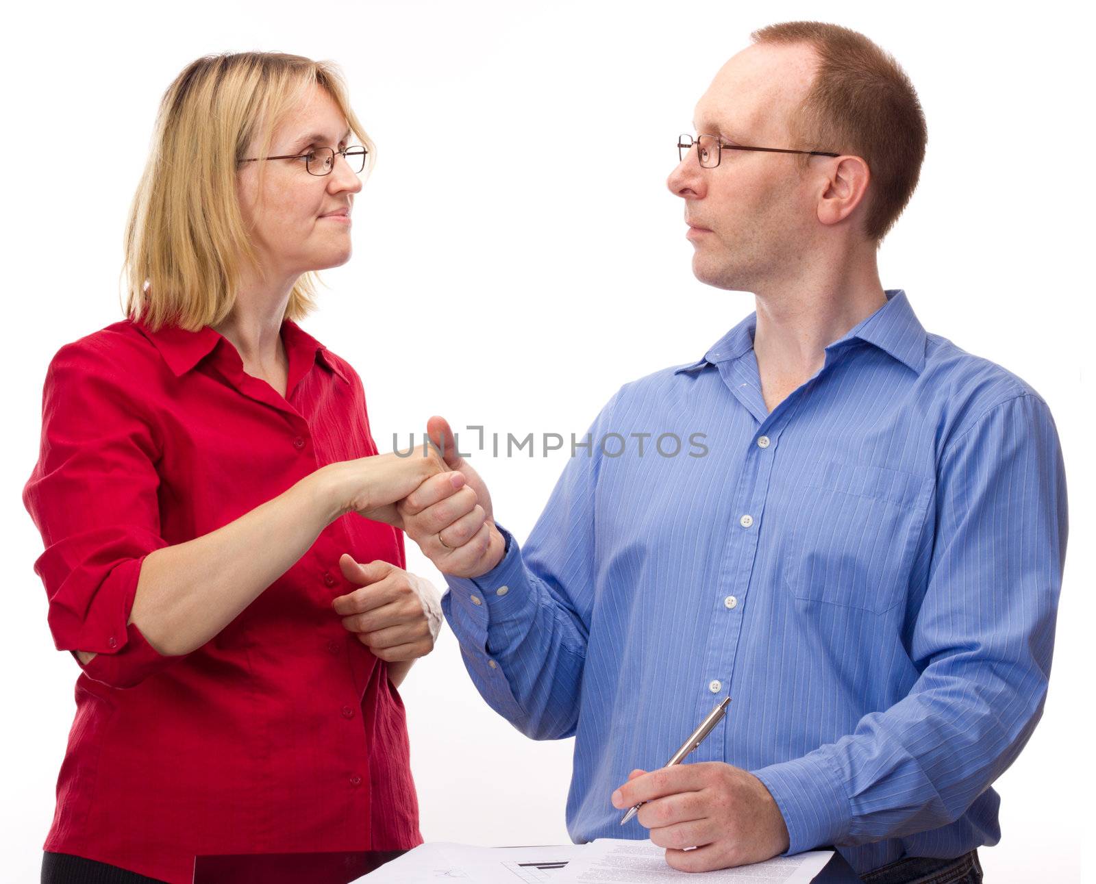 Person signing of an agreement