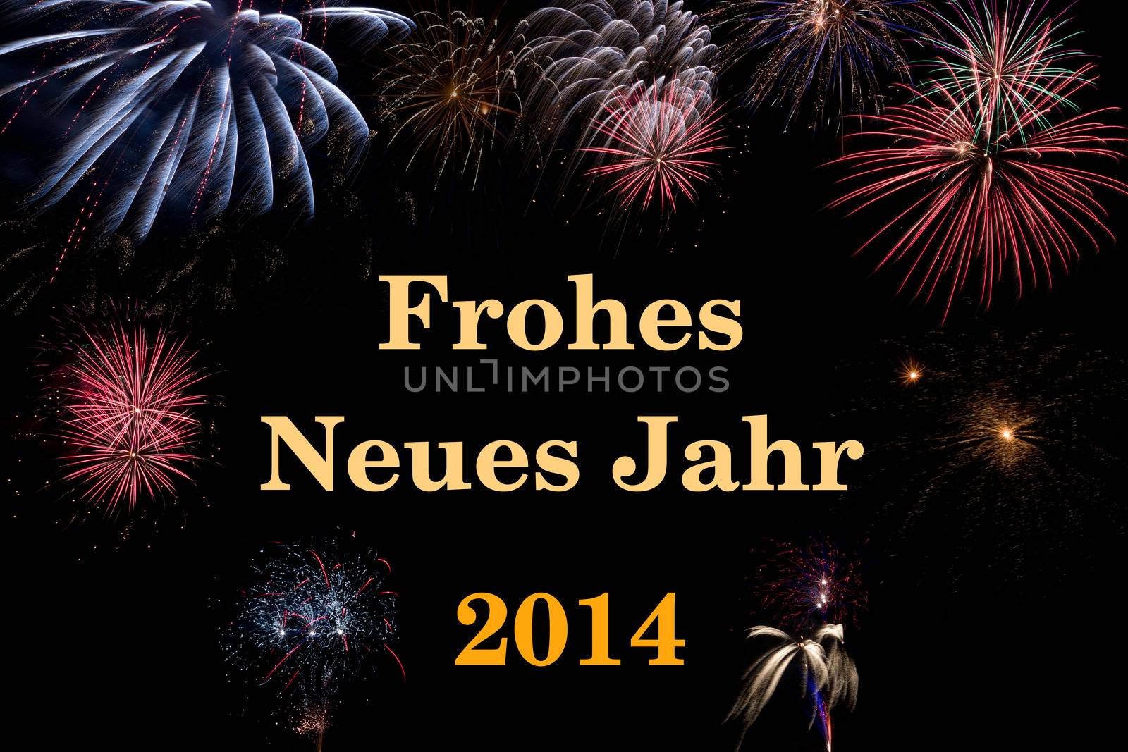 Frohes Neues Jahr 2014 (deutsch/german)