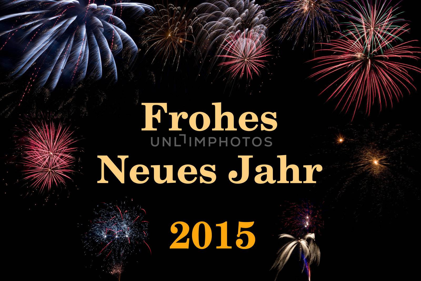 Frohes Neues Jahr 2015 (deutsch/german)