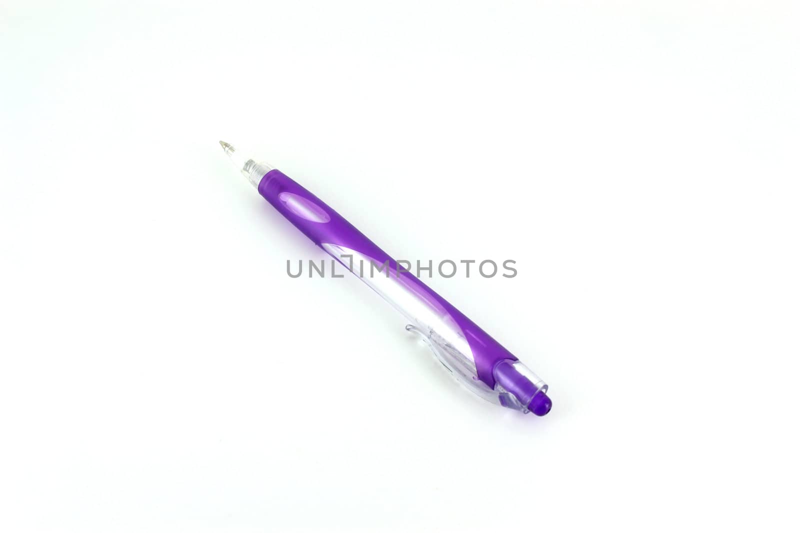 Violet ball-point pen by sergpet