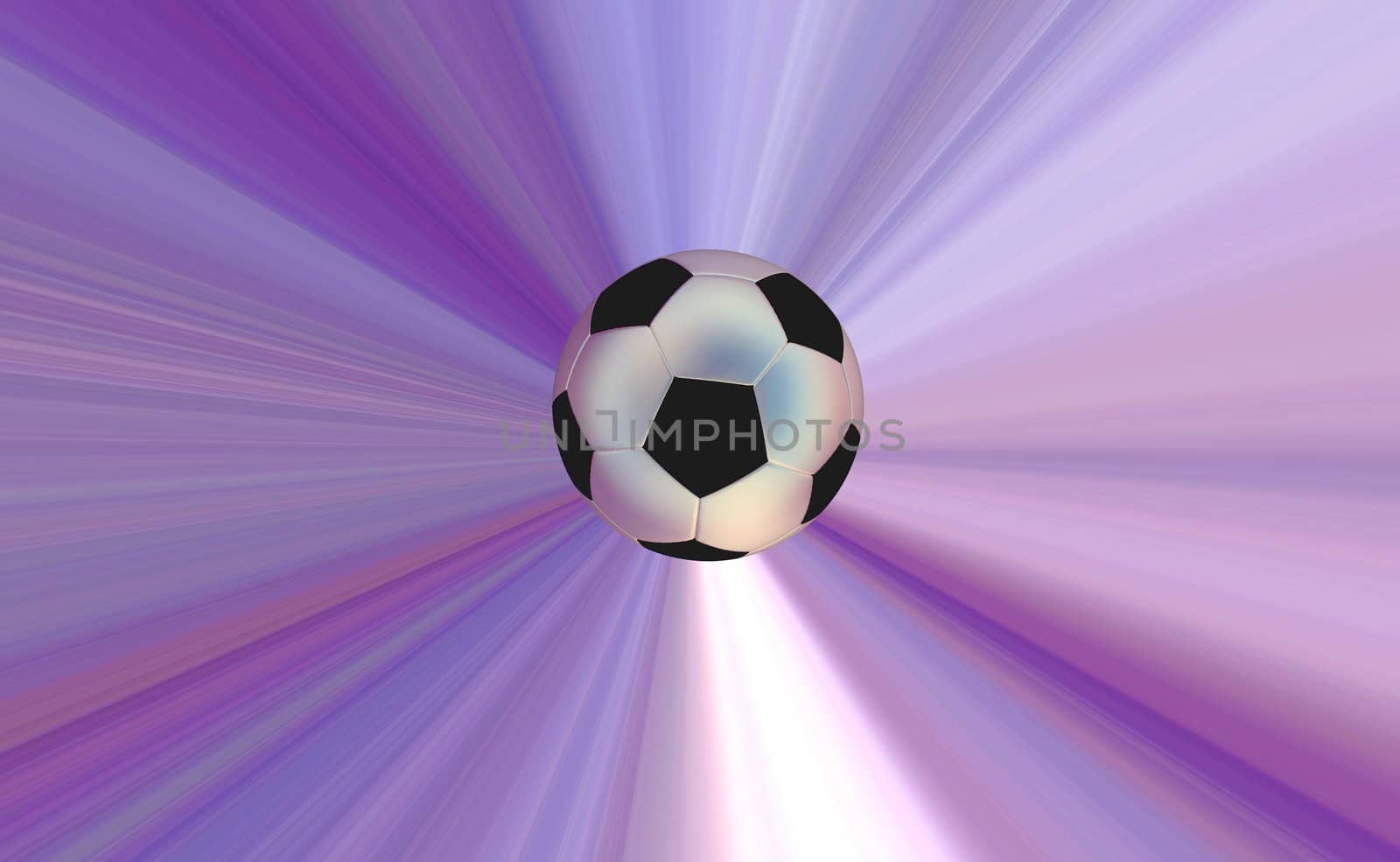Soccerball over abstract background