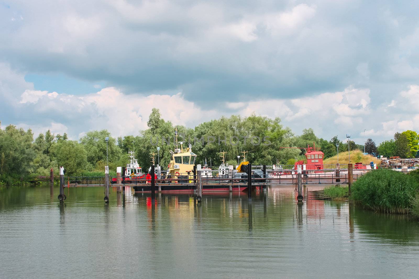 Production of  new tugs at a Dutch shipyard. Netherlands by NickNick