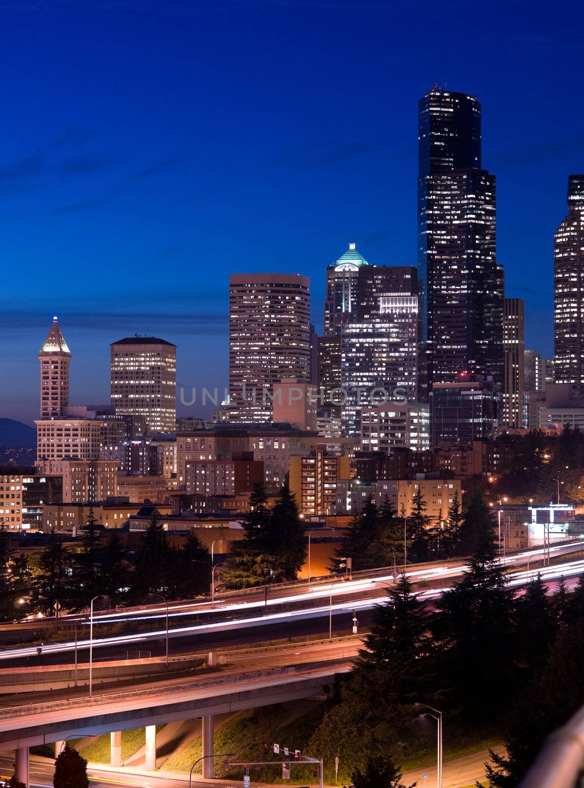 Seattle WA Skyline by ChrisBoswell