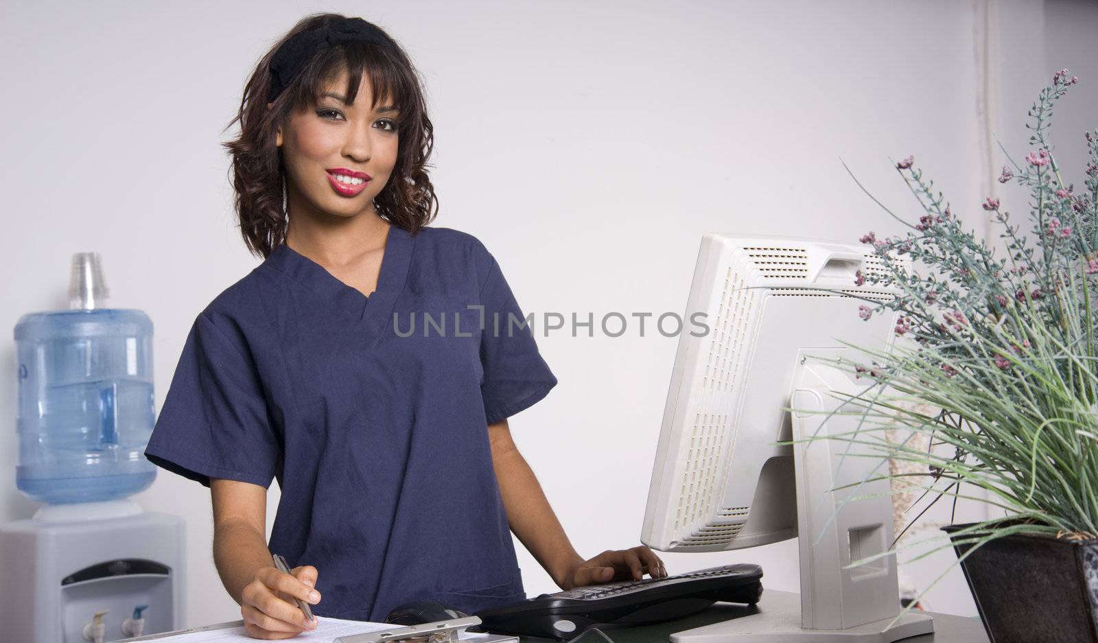 Pretty health care worker